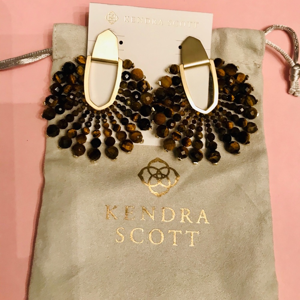 kendra scott diane statement earrings - Picture 3 of 5